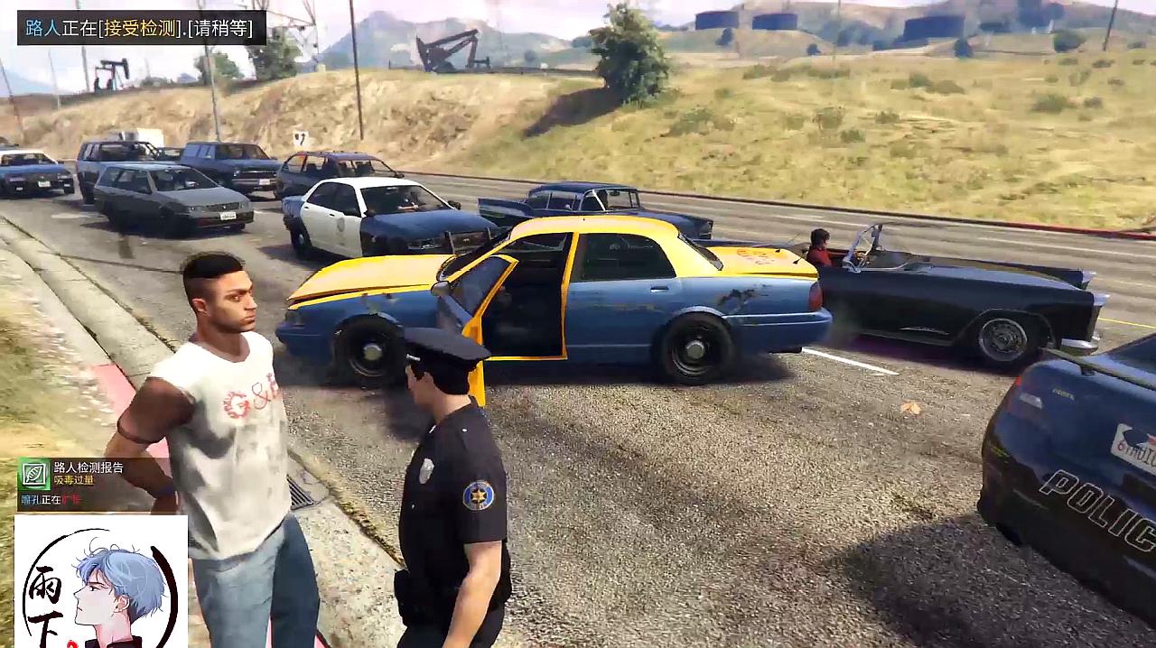 gta5警察:罪犯抢劫出租车!一路追赶半个城市.最终还是抓到他了
