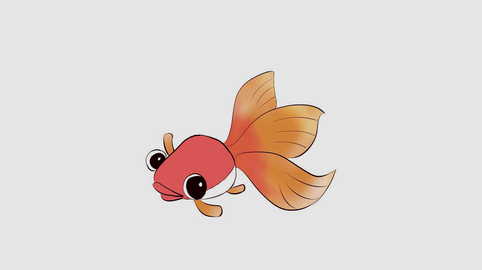 小金鱼动画图片