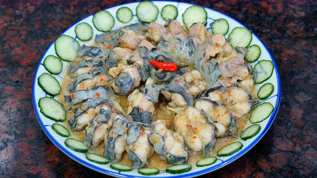 咸梅蒸鳗鱼,潮汕特色家常菜,过年宴客少不了它