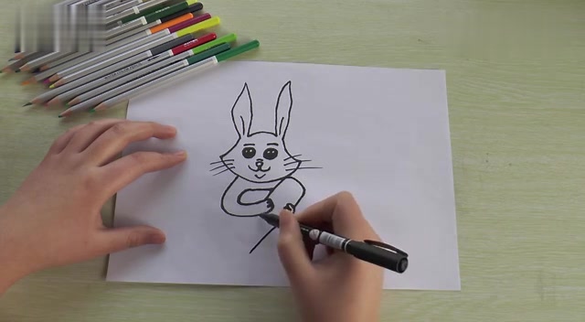 好可爱的简笔画小兔子,喜欢就来一起画吧