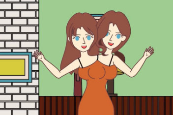 乖乖自己.双胞胎姐姐生病了,妹妹懂事得让人心疼!