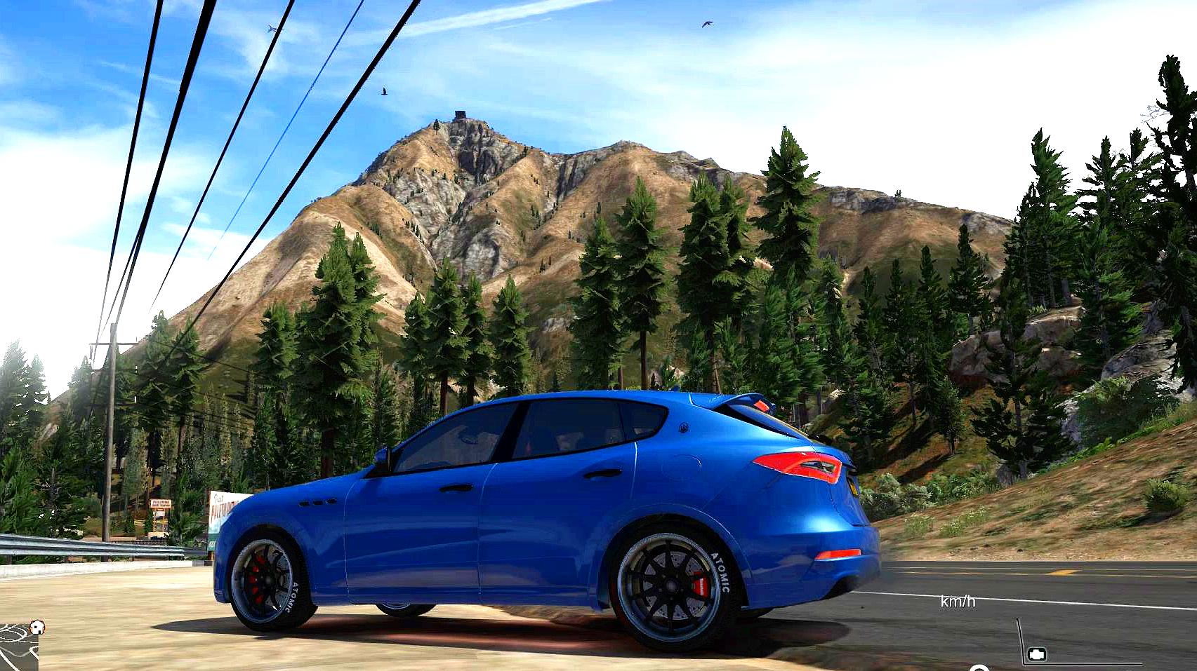 gta5:老崔驾驶玛莎拉蒂suv上c山,最后结局太搞笑了