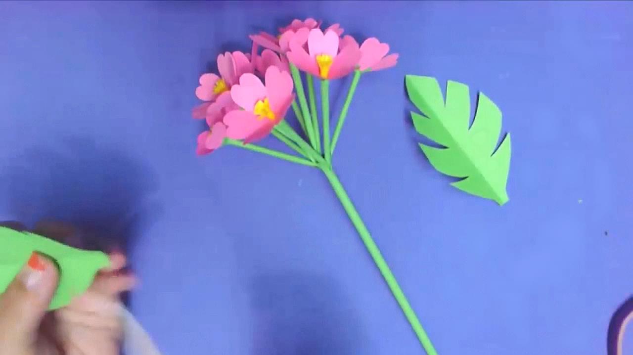 手工花:教你如何用纸做花,简单好学