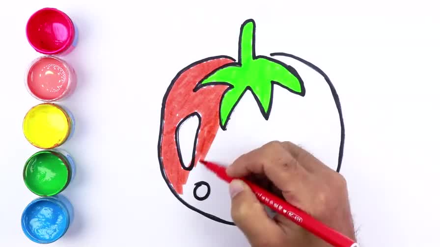 02:06  来源:好看视频-简易画教你画小番茄 4西红柿简易画法:首先用
