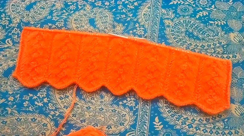 14:00  来源:好看视频-手工编织一款不寻常的波浪小花边,用在毛衣