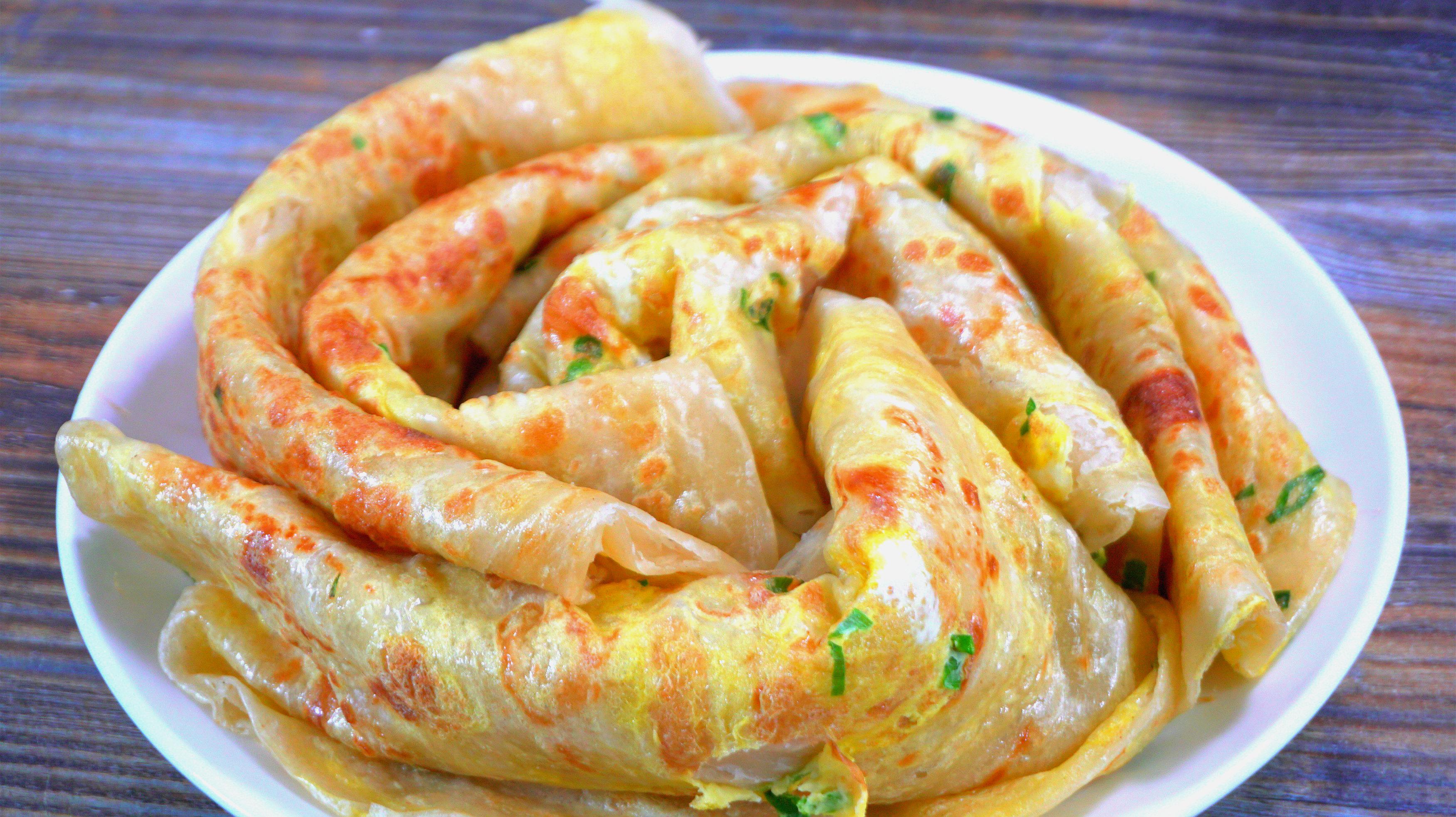 千层饼这样做,酥到掉渣,软烂甘甜