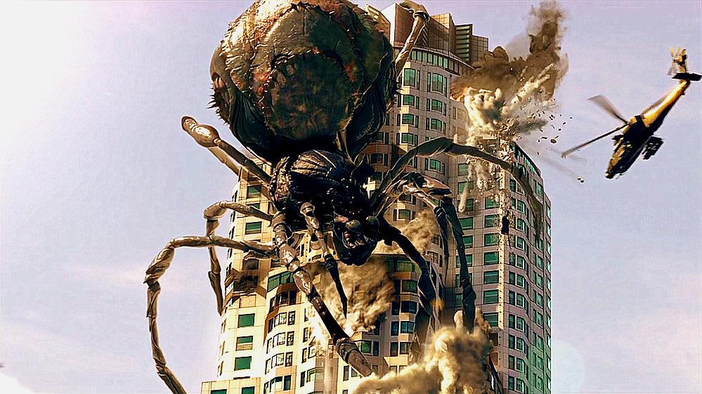 科幻怪物电影《恶魔蜘蛛王》巨型蜘蛛袭击美国,用人类繁殖后代!
