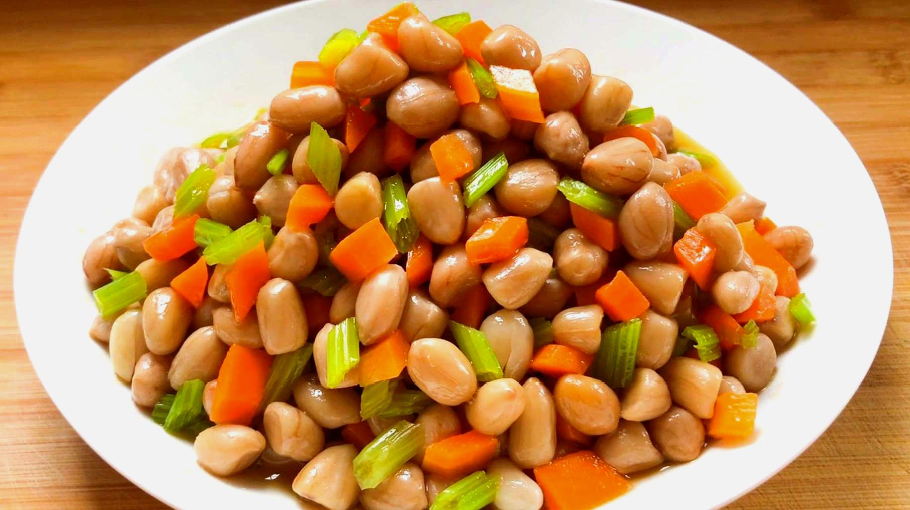 水煮花生好吃有诀窍,清脆爽口,做法简单,清香又入味,太好吃了