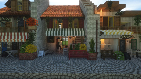 Minecraft 两分钟超简单蛋糕店cocricot建筑 爱言情