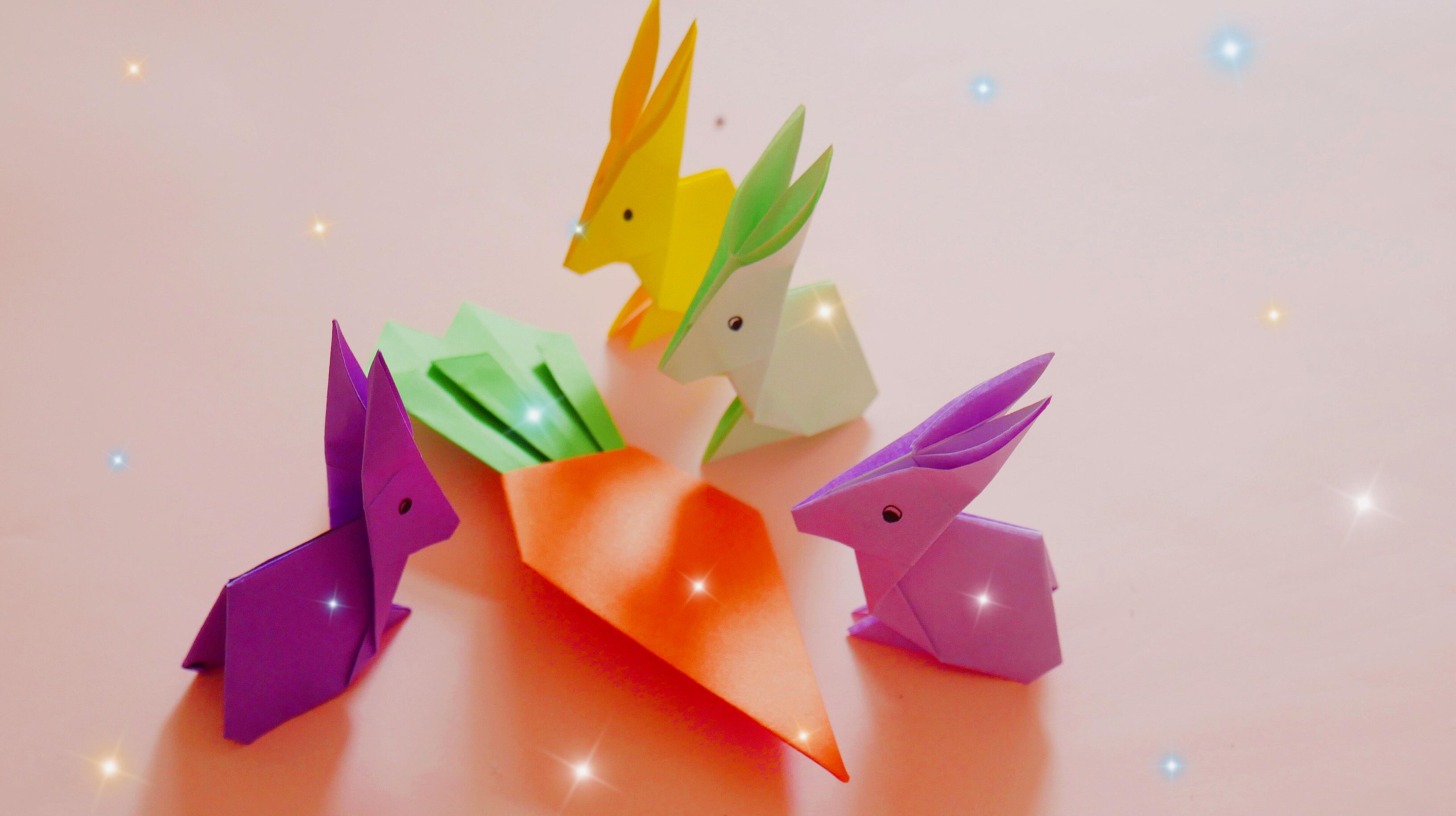 折纸兔子怎样折叠