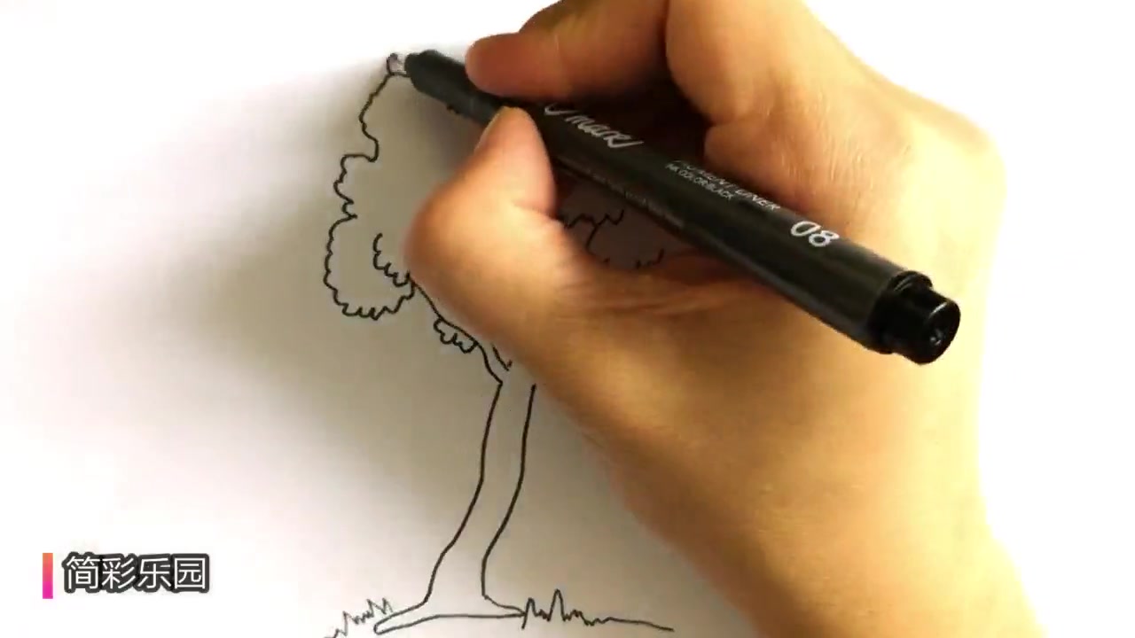大树简笔画怎么画