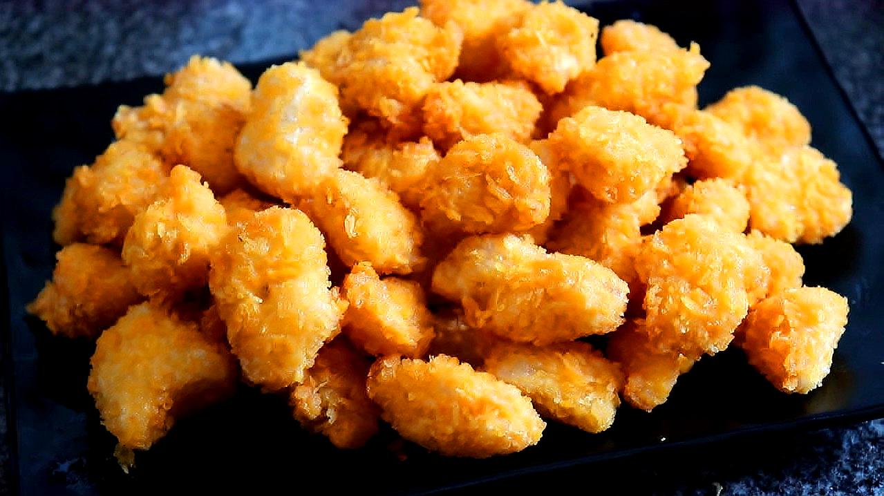 教你在家炸鸡米花,学会这招,鸡肉才香酥爽口,越吃越香