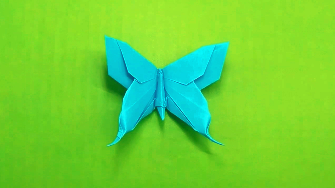 蝴蝶折纸怎么做?