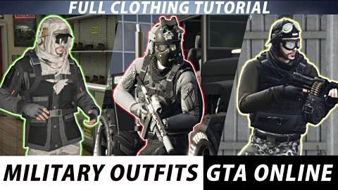 Gta5 Militated的服装教程 线上1 44最受欢迎的3套军事套装搭配