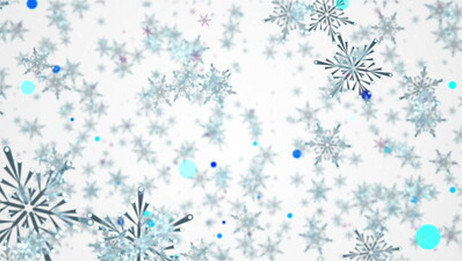 白色雪花飘落 无音乐 高清视频背景素材 爱言情