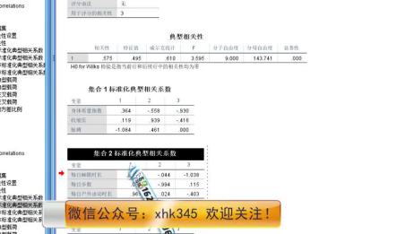 医学统计spss典型相关性分析详细操作 杏花开医学统计 爱言情