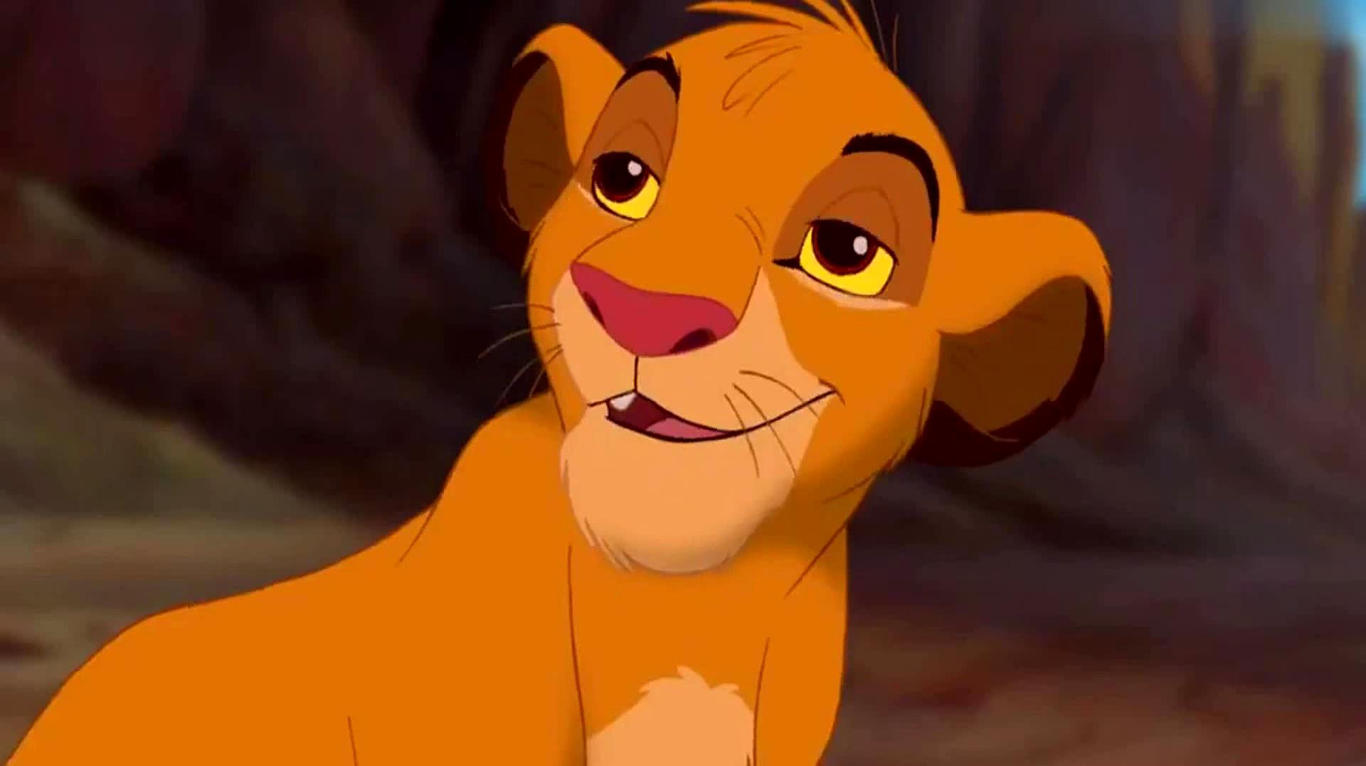 狮子王:小狮子辛巴在练习吼叫声,可他的声音不够大,他失落极了