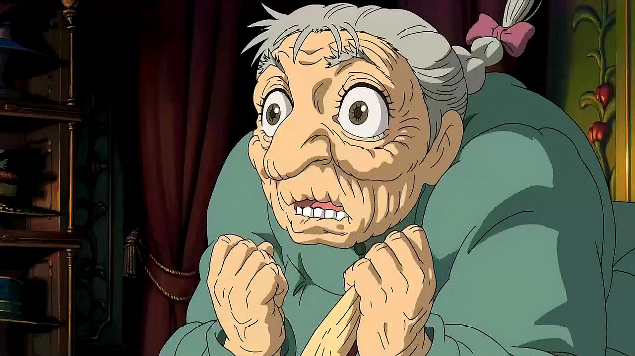 24日本动漫--哈尔的移动城堡:苏菲想讲出被诅咒的事情,话都到嘴边却讲