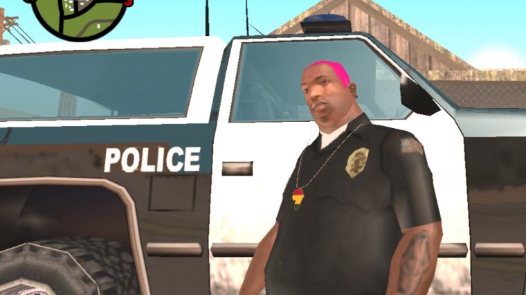 圣安地列斯警服在哪 百度