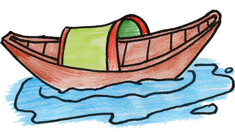 小小帆船简笔画,也能扬帆起航