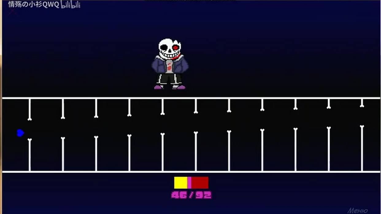 sans Simulator」一位up竟然将三邪骨给杀死了……Horror sans